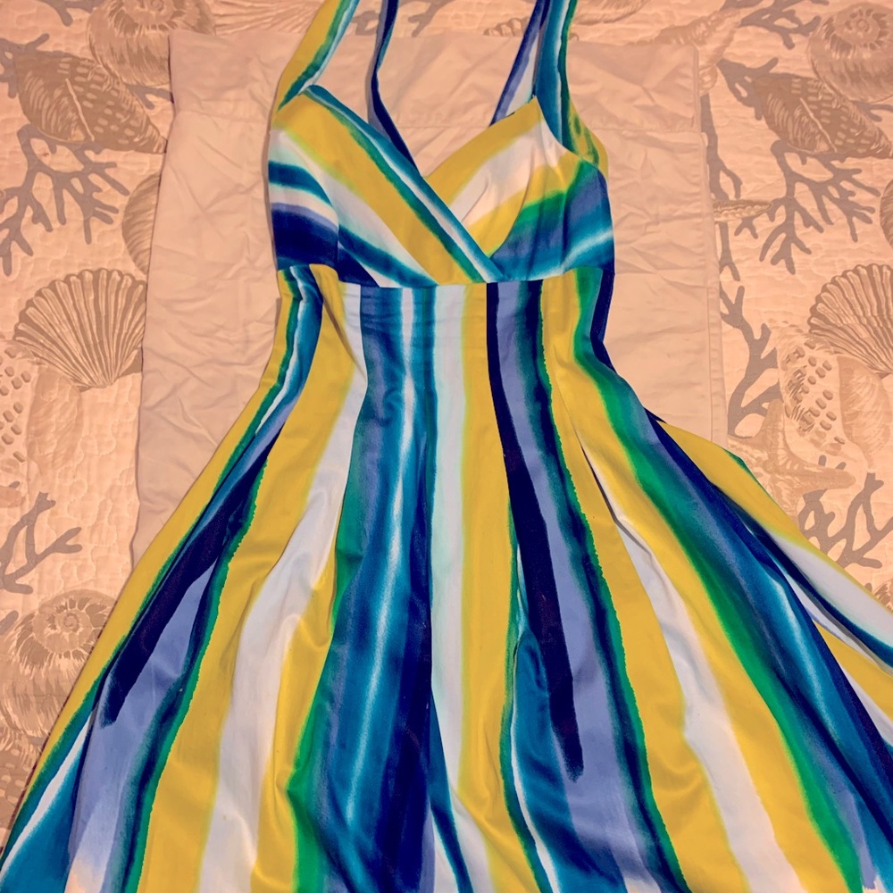 Multi colored sleeveless Calvin Klein sundress